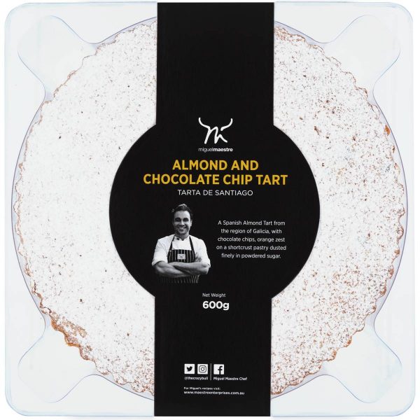 Miguel Maestre Almond And Chocolate Chip Tart 600g
